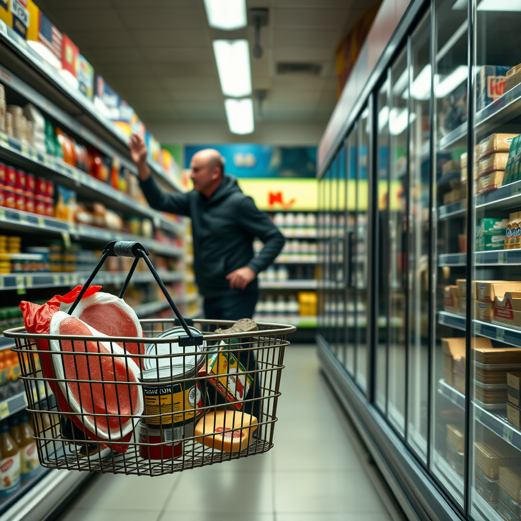 Woman given prison term after taking gammon steaks, tinned tuna and cheese from shop